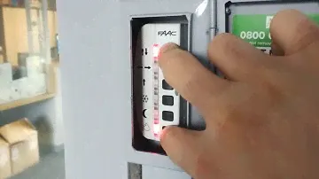 How to reset and learn a FAAC A100/A140 with the SDK LIGHT programmer
