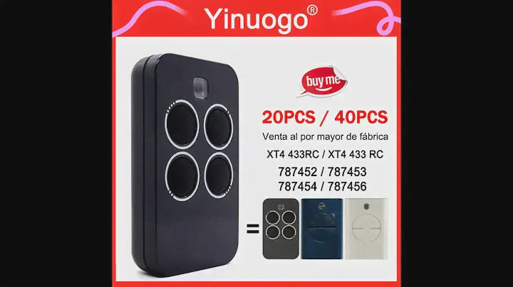 Yinuogo - YNG190 How to program / clone FAAC XT4 433 RC remote control ?