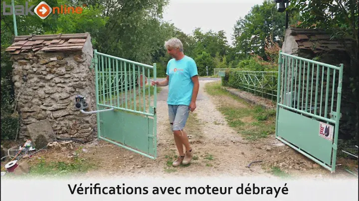 Installation d'une motorisation de portail Faac Energy kit Intégral (Faac 391) avec carte Faac E024S