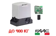 Комплект для откатных ворот FAAC 741KIT+пульт RC